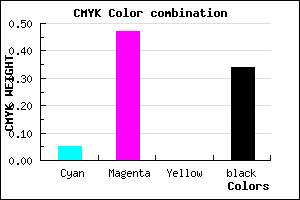 #A059A9 color CMYK mixer