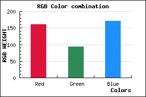rgb background color #A05DAB mixer
