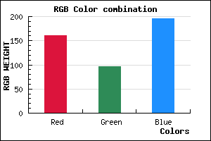 rgb background color #A060C4 mixer