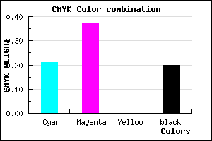 #A181CD color CMYK mixer