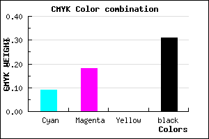 #A191B1 color CMYK mixer