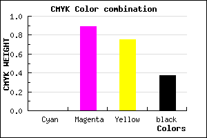 #A11129 color CMYK mixer
