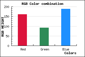 rgb background color #A15CBC mixer