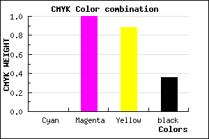 #A20014 color CMYK mixer