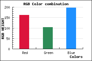 rgb background color #A267C5 mixer