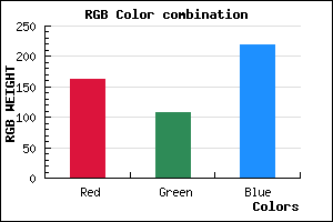 rgb background color #A26BDB mixer