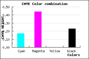 #A26EC4 color CMYK mixer