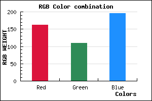 rgb background color #A26EC4 mixer
