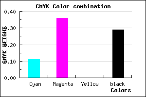 #A274B6 color CMYK mixer