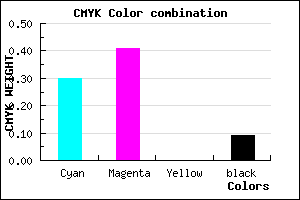 #A289E7 color CMYK mixer