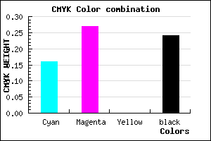 #A28EC2 color CMYK mixer