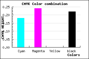 #A296C6 color CMYK mixer