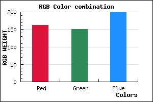 rgb background color #A296C6 mixer