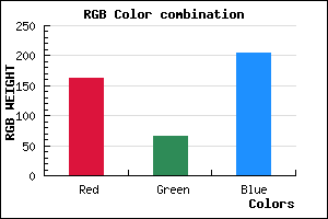 rgb background color #A241CD mixer