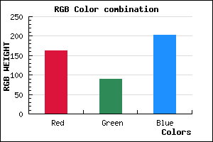 rgb background color #A259CB mixer