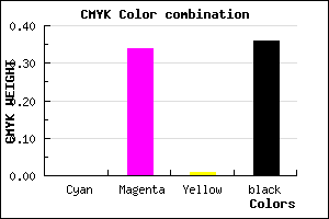 #A36BA2 color CMYK mixer
