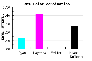 #A36CBB color CMYK mixer