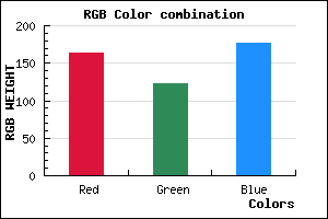 rgb background color #A37BB1 mixer