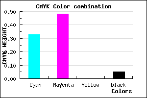 #A37EF3 color CMYK mixer