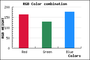 rgb background color #A381B1 mixer