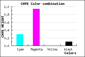 #A30EE6 color CMYK mixer