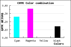 #A38CDC color CMYK mixer