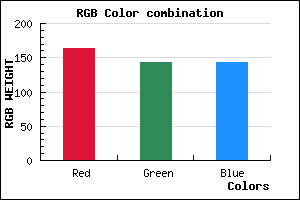 rgb background color #A38F8F mixer