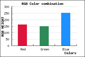 rgb background color #A394FC mixer
