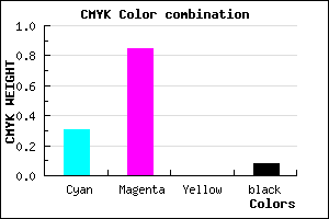 #A324EB color CMYK mixer