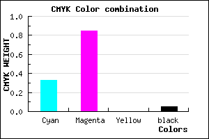#A325F3 color CMYK mixer