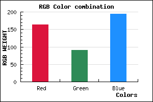 rgb background color #A35AC2 mixer