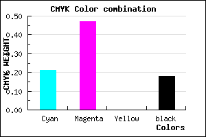 #A46ED0 color CMYK mixer