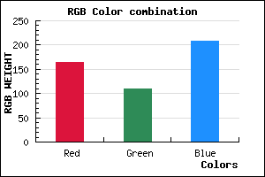 rgb background color #A46ED0 mixer