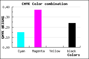 #A47AC2 color CMYK mixer