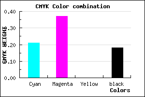 #A484D0 color CMYK mixer