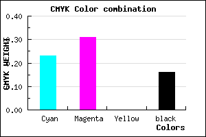 #A494D5 color CMYK mixer