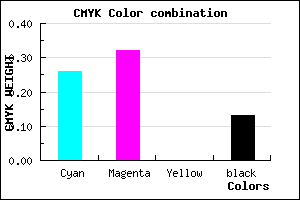 #A497DD color CMYK mixer