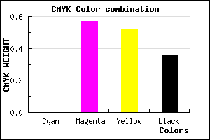 #A4464F color CMYK mixer