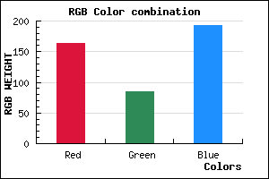 rgb background color #A454C0 mixer