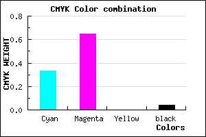 #A456F4 color CMYK mixer