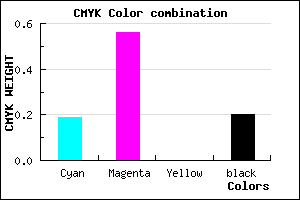 #A459CB color CMYK mixer