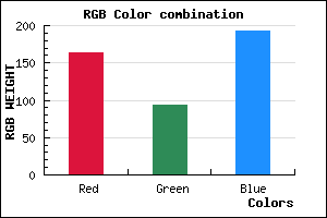 rgb background color #A45EC0 mixer