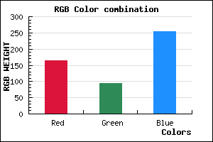 rgb background color #A45EFD mixer