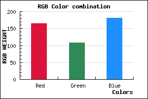 rgb background color #A56CB5 mixer