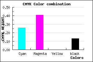 #A584DE color CMYK mixer