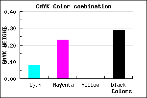 #A58AB4 color CMYK mixer