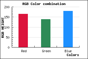 rgb background color #A58AB4 mixer