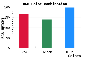 rgb background color #A58BC5 mixer