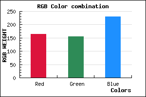 rgb background color #A59BE6 mixer