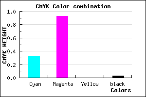 #A511F8 color CMYK mixer